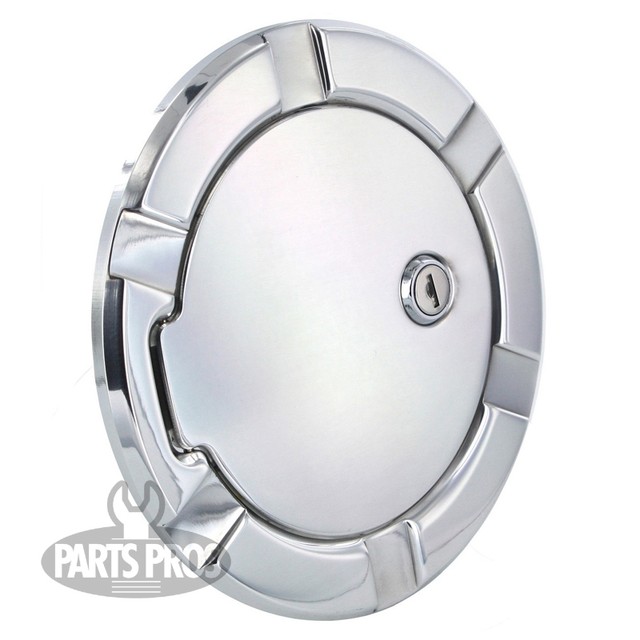 NEW Polished Locking Gas Fuel Door / FOR FORD F150 TRUCK 19972003 eBay