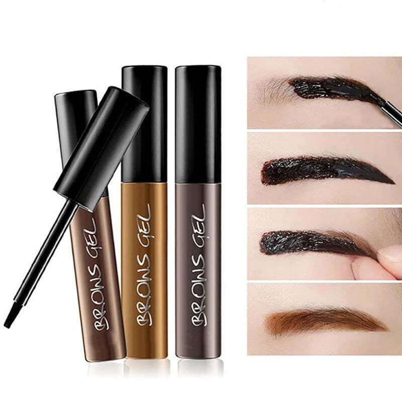 Peel-off Eyebrow Tattoo Tint Dye Water Resistant Long Lasting Brow Gel - Image 2 of 4