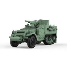 12mm 1/144  Model Kit US M3 Multiple Gun Motor Carriage