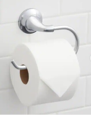 Glacier Bay Constructor Single Post Toilet Paper Holder Chrome 1000 036 876 NIB