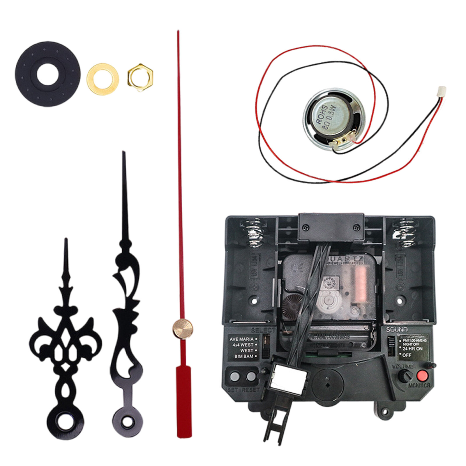 Pendulum Swing Movement Repair Kit for Wall Clock DIY Chime Replacement Parts-image