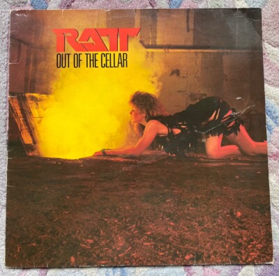 RATT Out Of The Cellar LP 1983 Vinyl 1st Edition German 780143-1 EX 