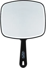 Hand Held Mirror Extra Large For Barber Lady Makeup Beauty Cosmetic With Handle