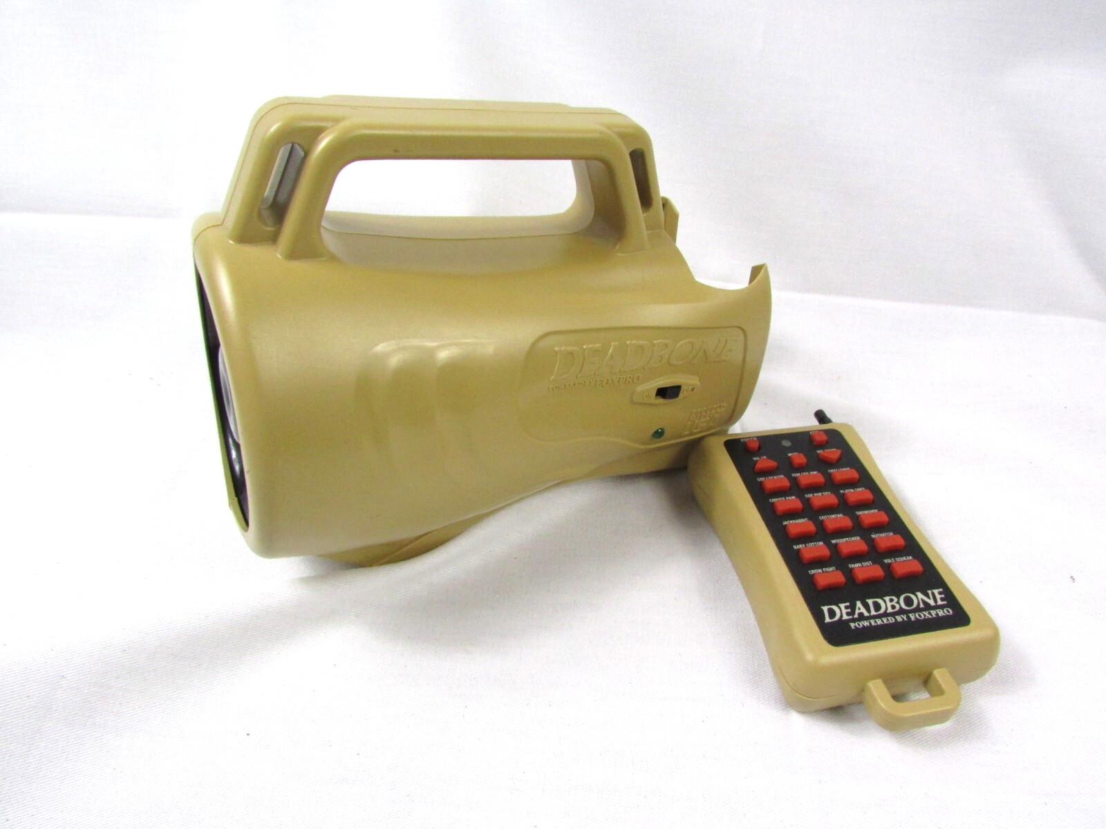 Deadbone by Foxpro Wild Animal Caller w15 settings  Batteries Works Grea G2U