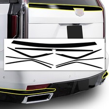 Fits Cadillac Escalade 21-24 Rear Trunk Chrome Delete Film Decal Blackout Trim Fits Cadillac Escalade 21-24 Rear Trunk Chrome Delete Film Decal Blackout Trim