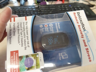 Brand New Sealed iChoice Relaxation Coach Pulse Oximeter OX200 