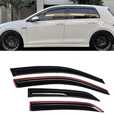 For VW MK7 GOLF GTI R2015 2021 MUGEN STYLE WINDOW VISOR RAIN GUARD DEFLECTOR