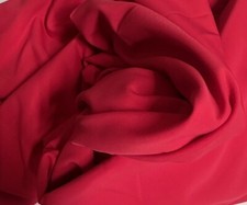 Red  nylon  Lycra Fabric Plain Coloured 4 Way Stretch Dancewear Swimwear