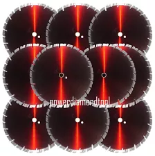 10-14" NEW DESIGN 15MM Seg Supreme Hard Concrete/Paver/Stone Diamond Blade-BEST