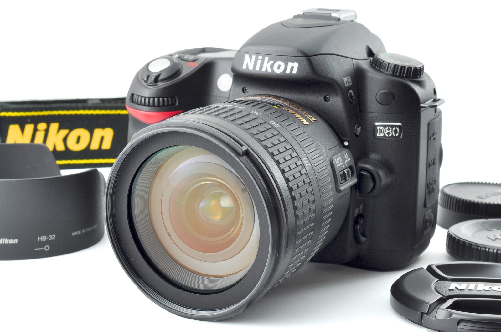Nikon D80 AF-S DX 18-70mm Zoom Lens Kit [Top-MINT 1365 Shots] 10.2MP DSLR Camera