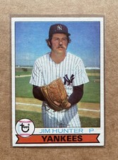1979 Topps Jim Hunter #6 New York Yankees Near Mint