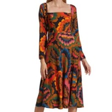 Farm Rio Women’s Flowers Midi Dress - Size S