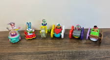 Lot of 6 Tiny Toons Adventures Mcdonalds Cars Flip Buster Happy Meals