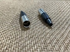 6pcs Mini XLR Male 3pin 4pin 5pin 6pin Audio Microphone connector