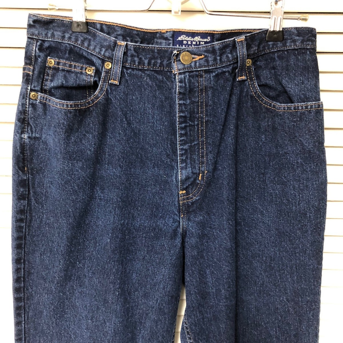 Eddie Bauer Jeans 12T Tall 30 x 33.5 Dark Wash High Rise | eBay