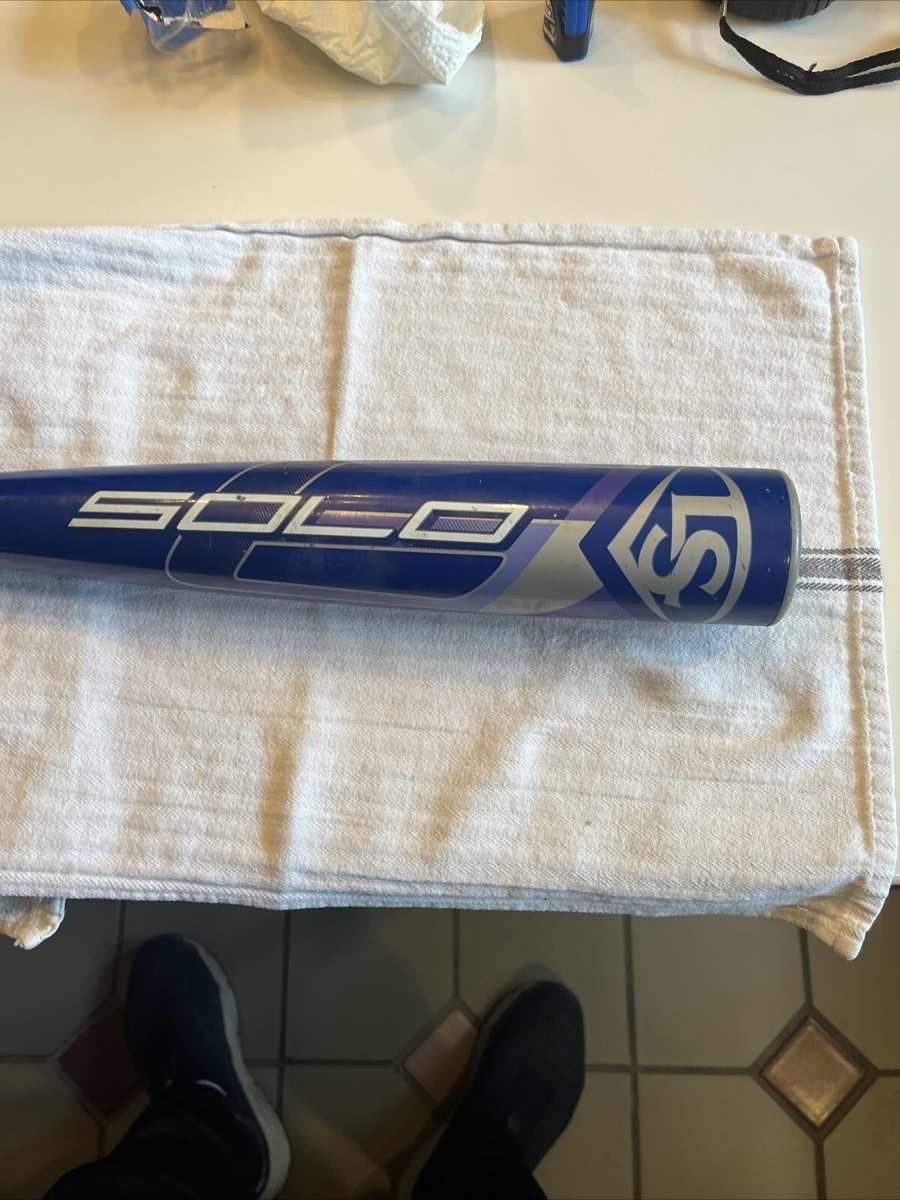 Batte de baseball bleue neuve Louisville Slugger Solo 6 BBS6B3-20 33