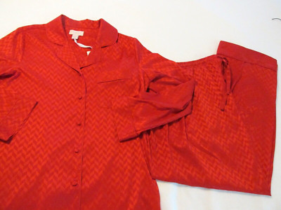 CABERNET by Sleep Sense Red Pajama Set sz S NWT