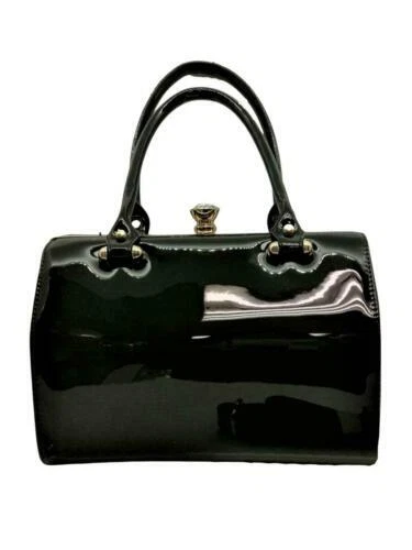 Black Patent Leather Crossbody Bags & Handbags for Women