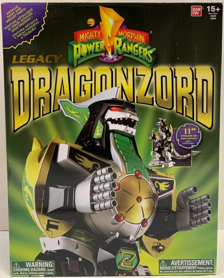 BANDAI MIGHTY MORPHIN POWER RANGERS LEGACY DRAGONZORD NEW SEALED