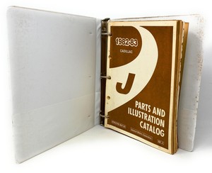 Cadillac catalog parts