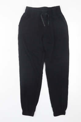 Dunnes Stores Damen Jogginghose schwarz Baumwollmischung Größe W26 L25 zum Binden