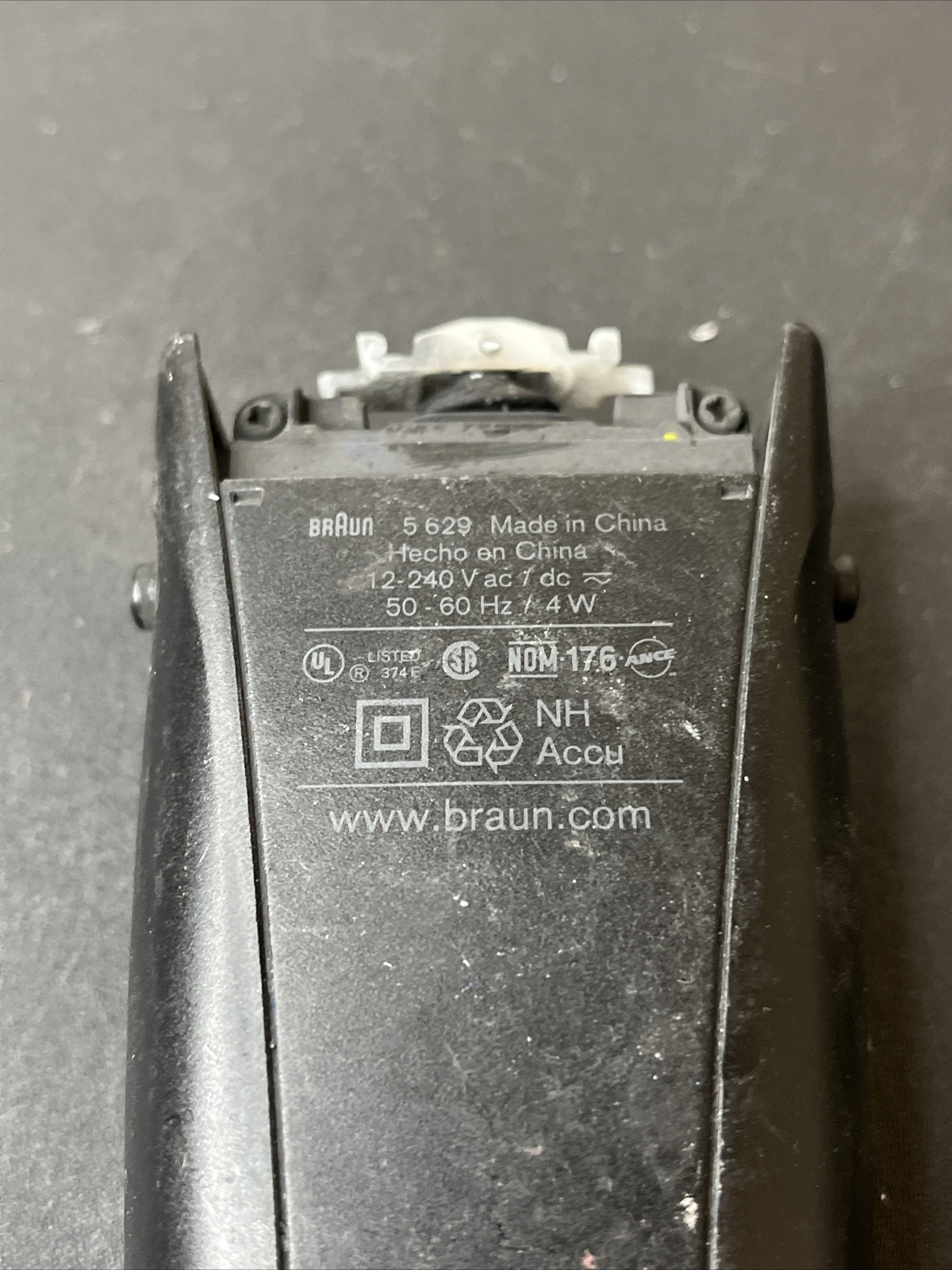 Braun 3612 Electric Rechargeable Shaver model 3612 Type 5 3000 Series No Cord