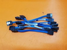                  Lot of 8  5" Dell SATA Drive Cables Straight to Straight 0H9738
