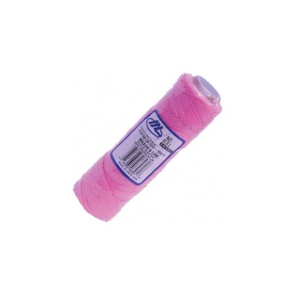 Marshalltown M631 Flurescent Pink Braided Nylon Mason's Line