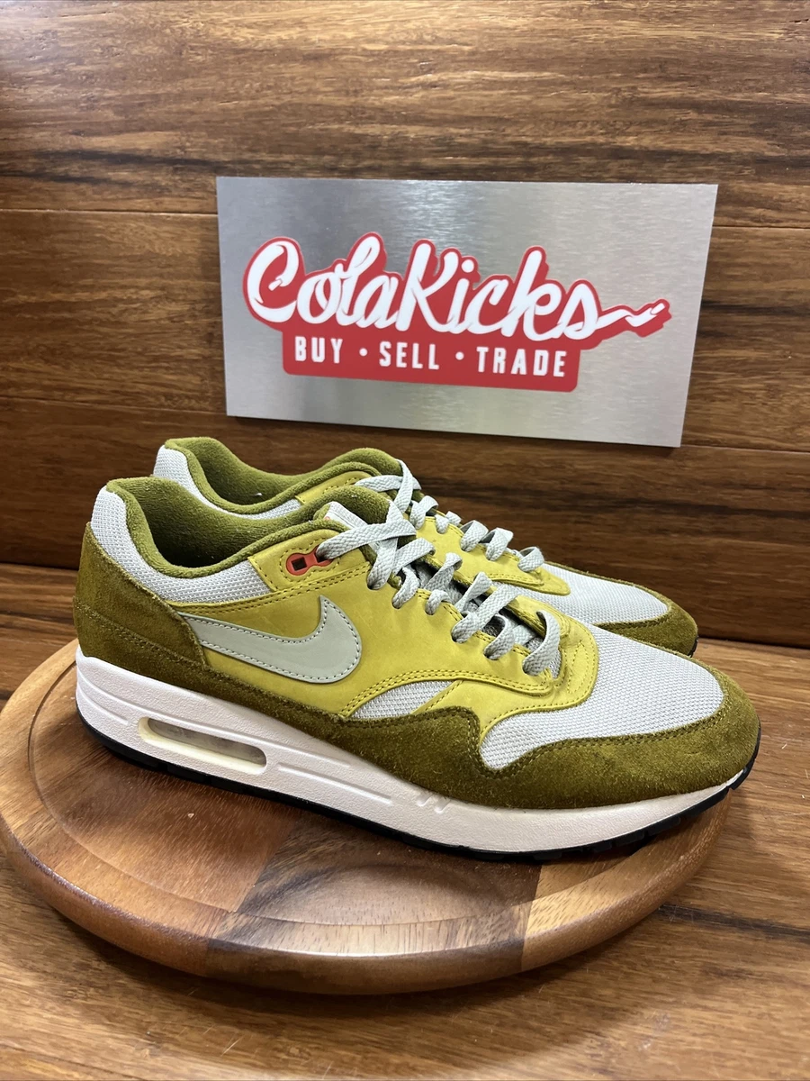 Voorvoegsel gemakkelijk samenkomen Size 11 - Nike Air Max 1 Premium Retro Green Curry 2018 | eBay