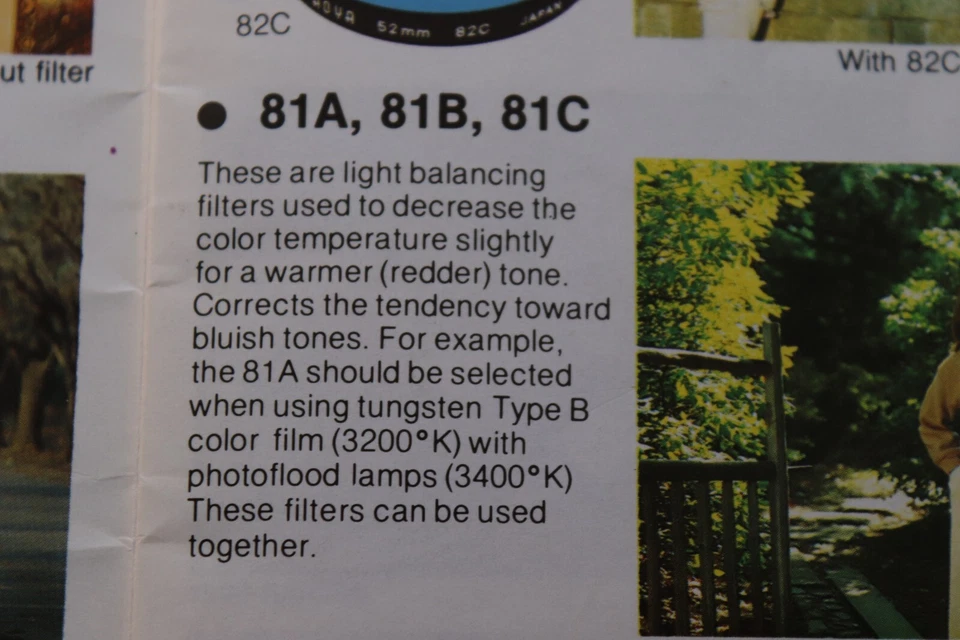 NOS Rokunar 48mm 81B Warm FILTER Japan 48mm 81B Warm Light Balancing Filter-Mint - Image 4 of 4