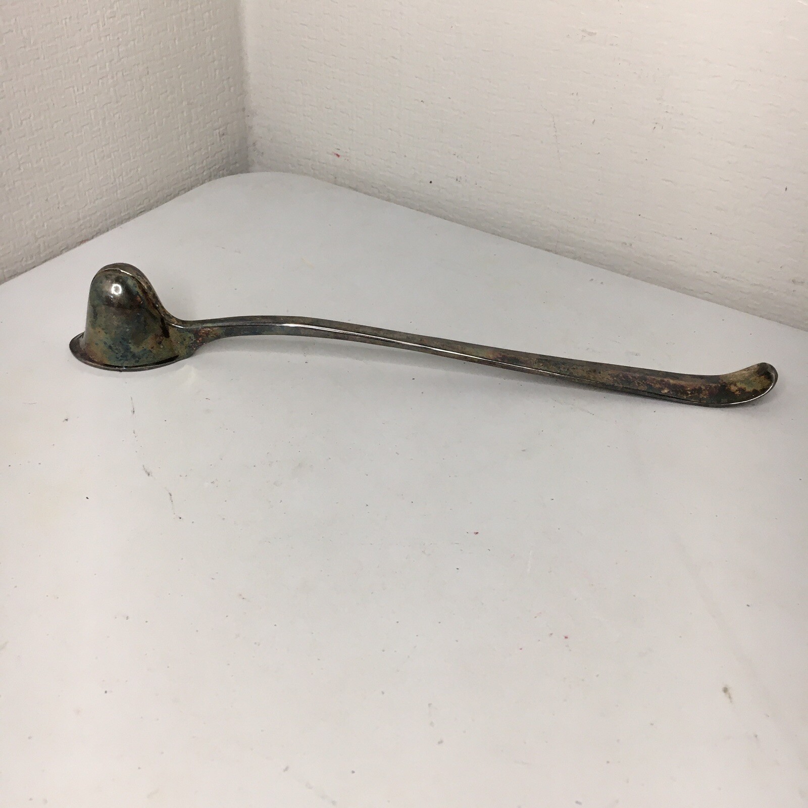 Vintage Gerity Silverplated G48 Cavalier Helmet Design Candle Snuffer