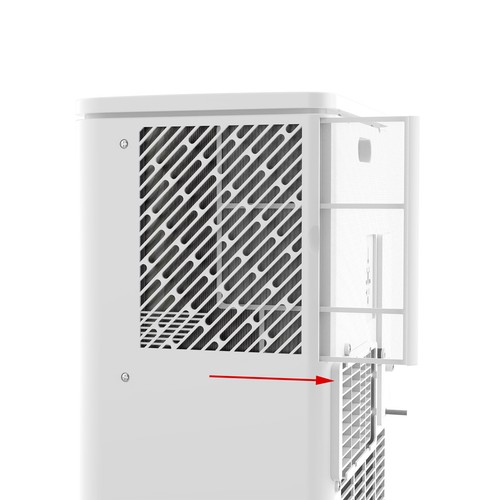 9000BTU Portable Air Conditioner 3-In-1 Mobile Fan Cooler Dehumidifier White - Picture 17 of 20