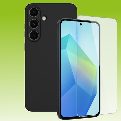 Handy Hülle + 9H Schutzglas für Samsung Galaxy S / A Serie TPU Full Cover Set