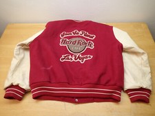 Hard Rock Cafe Las Vegas Vintage Varsity Jacket Mens Size Large User Item