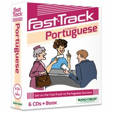 Fast-Track Portuguese (6 CDs/Book) by Audio F...