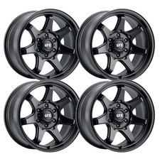 Set-4 G-fx Tr32 18x9 5x5.55x139.7 Matte Black 18mm Wheels Rims 18 Inch