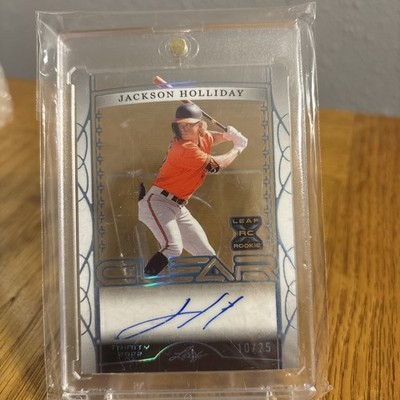 2022 Leaf Trinity Clear Autograph Jackson Holliday auto   /25