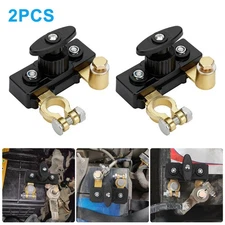 2PCS Battery Kill Disconnect Switch 12V/24V Universal Power Cutoff Toggle Car RV