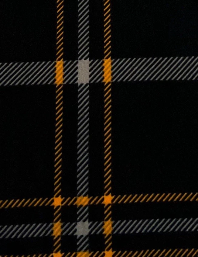 LuLaRoe Leggings TC Tall Curvy HTF BLACK ORANGE Stripe PLAID Autumn Fall SOFT - Image 3 of 4