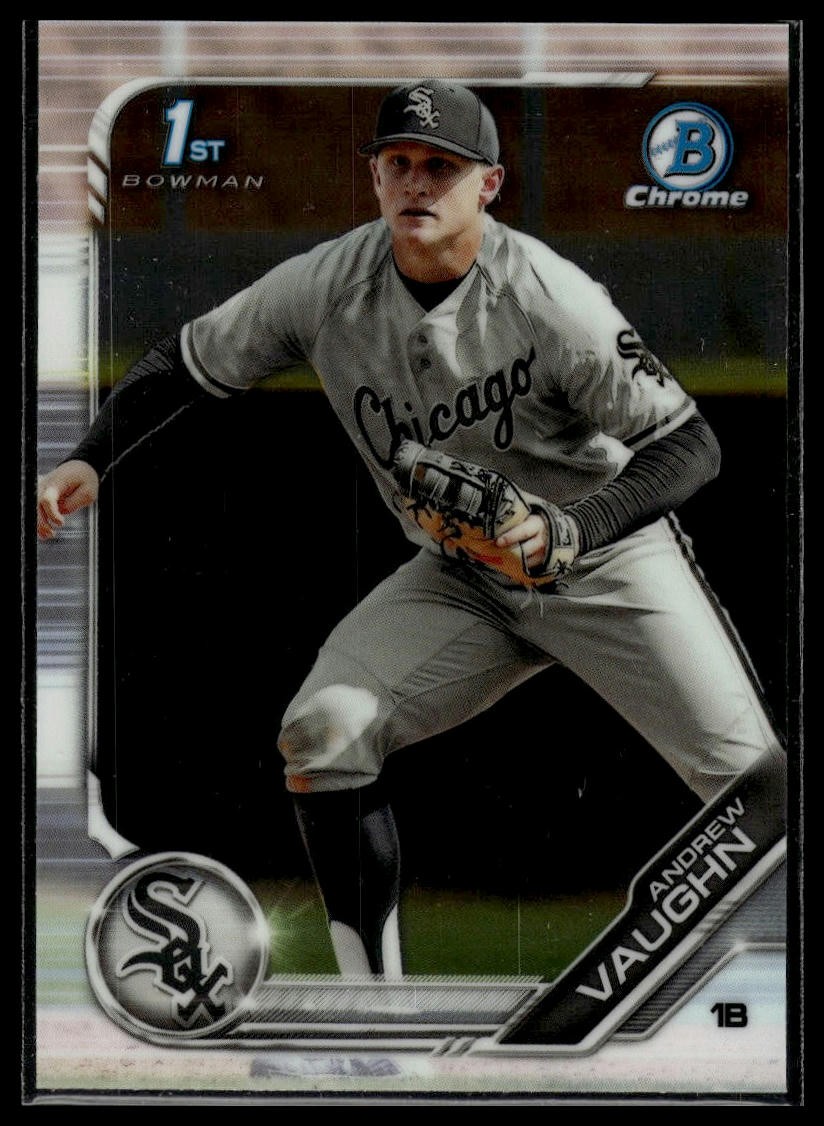 2019 Bowman Draft #BDC-100 Andrew Vaughn Chrome