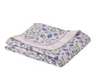 Berkshire Artist Collection Cotton Gauze Throw 60" X 70" Floral Pink New W/ Tags — photo 5