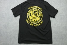 IUPAT Union Shirt Mens Large Black Dignity Apparel Graphic Tee Workers