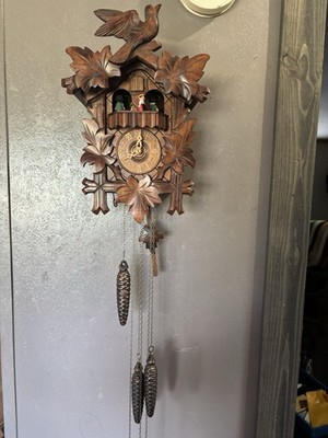 Romance Der Frohliche Wanderer Edelweiss Cuckoo Clock Germany