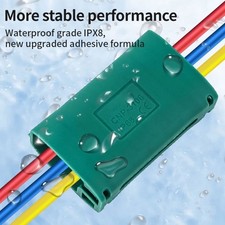 Rainproof Terminal Block Small Gel Wire Connector Junction Box For Safe Wiring