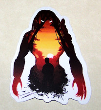 Predator & Dutch Alien Hunter Cut Sticker Decal Movie Action Sci-Fi Horror Film