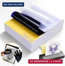 50 Sheets Tattoo Transfer Paper Stencil Paper 4-Layer 8.5 x 11 Thermal Printer