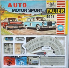 Faller 4002 -- Geschenkpackung mit Mercedes und Opel, 60er Jahre #DEZ4449