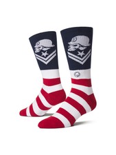 Metal Mulisha Men's Merica Tall Socks Classic Skull and Helmet Motocross Logo
