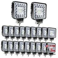 LED Off Road Lights, 4 Inch 123W LED Work Lights, 12V 20pcs 123W led work light