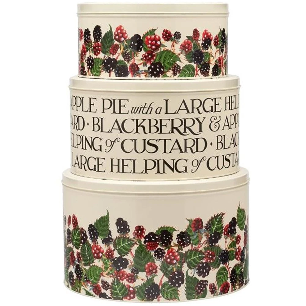 Emma Bridgewater Cake Tins Blackberry NEW Design Round Set of 3 Nesting
Opens in a new window or tab